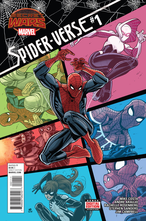 Comic Books Marvel Comics - Spider-Verse (2015 2nd Series) 001 (Cond. VF-) - 1156 - Cardboard Memories Inc.