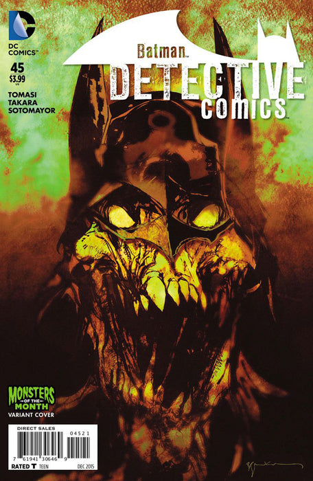 Comic Books DC Comics - Detective Comics (2011 2nd Series) 045 Cover B Monster of the Month Variant Edition (Cond. FN-) - 1338 - Cardboard Memories Inc.