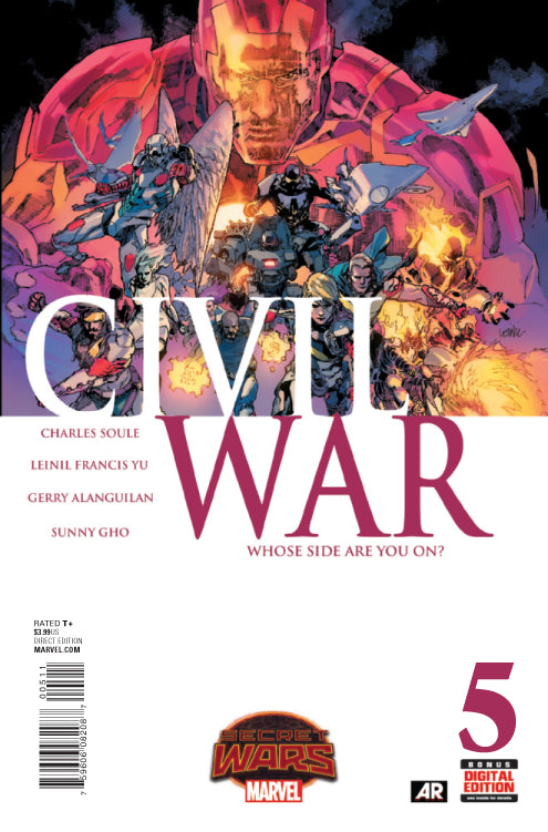 Comic Books Marvel Comics - Civil War (2015) 005 (Cond. FN+) 0411 - Cardboard Memories Inc.