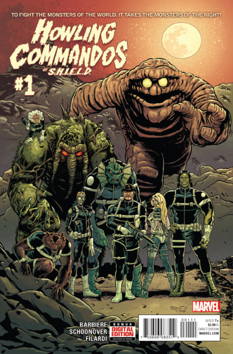 Comic Books Marvel Comics - Howling Commandos of SHIELD (2015) 001 (Cond. FN+) - 1274 - Cardboard Memories Inc.