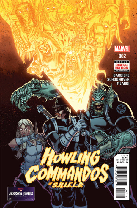 Comic Books Marvel Comics - Howling Commandos of SHIELD (2015) 002 (Cond. FN-) - 1276 - Cardboard Memories Inc.