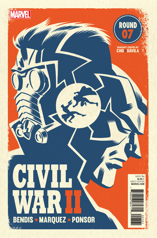 Comic Books Marvel Comics - Civil War II (2016) 007 - Cho Variant Edition (Cond. FN+) - 0375 - Cardboard Memories Inc.