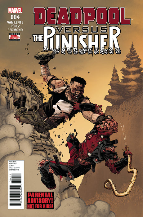 Comic Books Marvel Comics - Deadpool versus The Punisher (2017) 004 (Cond. FN) - 0360 - Cardboard Memories Inc.