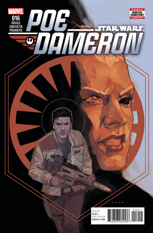 Comic Books Marvel Comics - Poe Dameron (2016) 016 (Cond. FN) - 0865 - Cardboard Memories Inc.