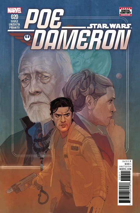 Comic Books Marvel Comics - Poe Dameron (2016) 020 (Cond. FN) - 0871 - Cardboard Memories Inc.