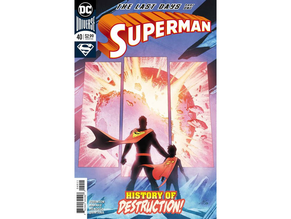 Comic Books DC Comics - Superman 040 (Cond. VF-) 18197 - Cardboard Memories Inc.