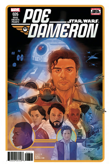 Comic Books Marvel Comics - Poe Dameron (2016) 026 (Cond. FN+) - 0879 - Cardboard Memories Inc.