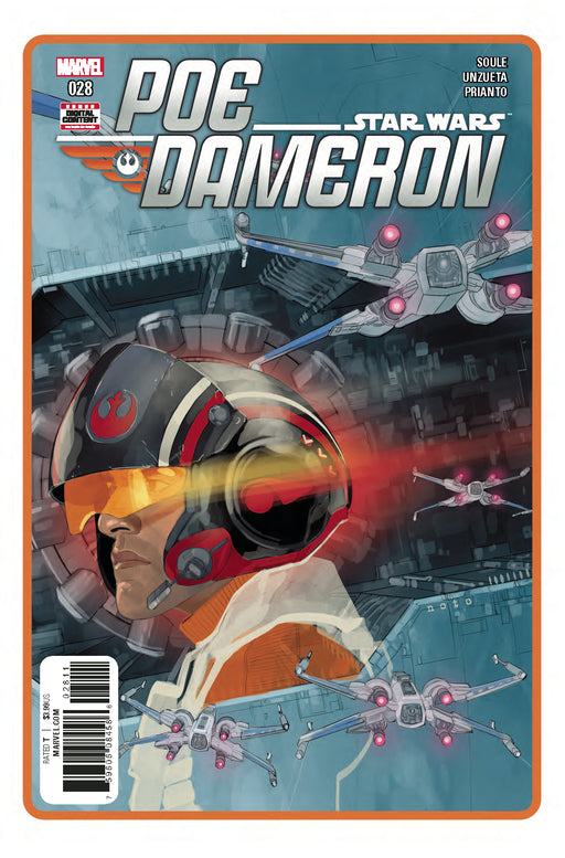 Comic Books Marvel Comics - Poe Dameron (2016) 028 (Cond. FN) - 0881 - Cardboard Memories Inc.