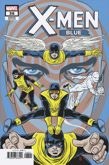 Comic Books Marvel Comics - X-Men Blue (2017) 036 Allred Variant Edition (Cond. FN+) - 22514 - Cardboard Memories Inc.