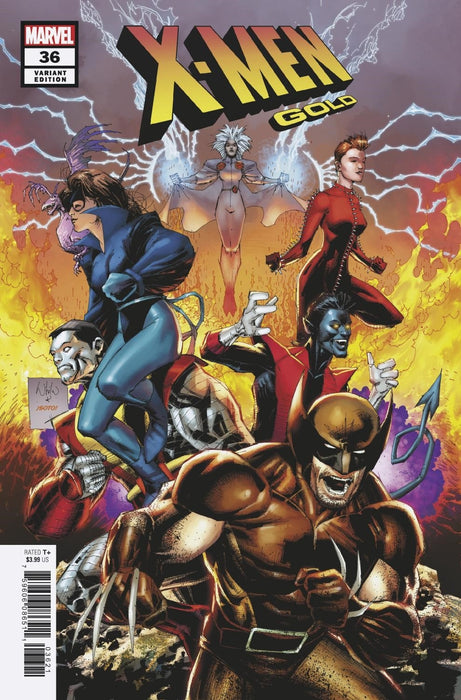 Comic Books Marvel Comics - X-Men Gold (2017) 036 Portacio Variant Edition (Cond. FN+) - 22516 - Cardboard Memories Inc.