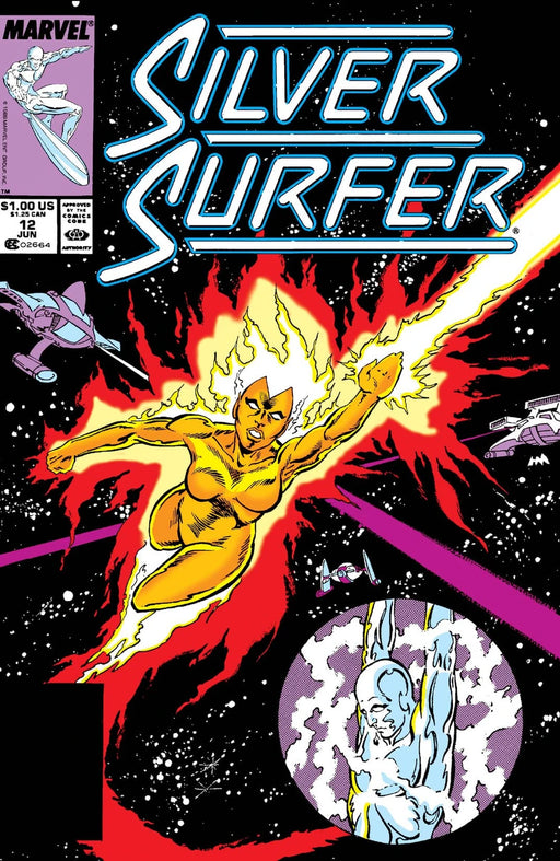 Comic Books Marvel Comics - Silver Surfer (1987 2nd Series) 012 (Cond. FN) 21812 - Cardboard Memories Inc.