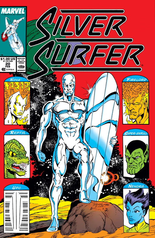 Comic Books Marvel Comics - Silver Surfer (1987 2nd Series) 020 (Cond. FN-) 21811 - Cardboard Memories Inc.
