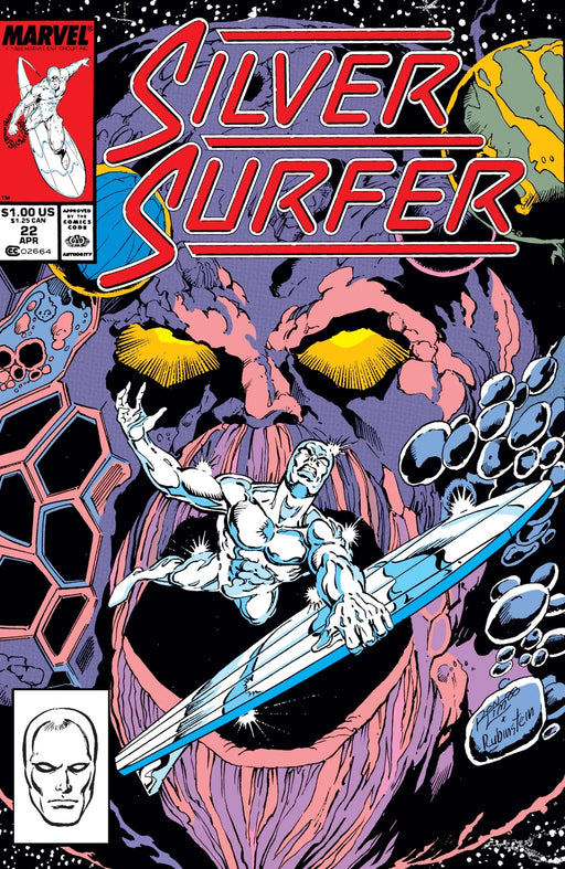 Comic Books Marvel Comics - Silver Surfer (1987 2nd Series) 022 (Cond. FN) 21809 - Cardboard Memories Inc.
