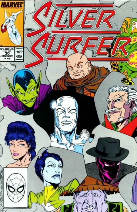 Comic Books Marvel Comics - Silver Surfer (1987 2nd Series) 030 (Cond. FN-) 21801 - Cardboard Memories Inc.