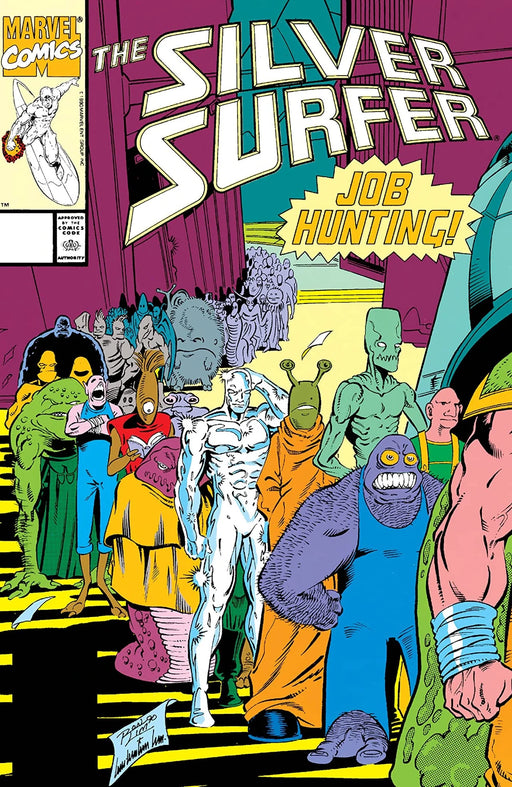 Comic Books Marvel Comics - Silver Surfer (1987 2nd Series) 041 (Cond. FN-) 21793 - Cardboard Memories Inc.