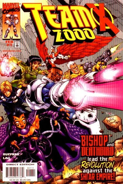 Comic Books Marvel Comics - Team X 2000 (1999) 001 (Cond. G) 21838 - Cardboard Memories Inc.