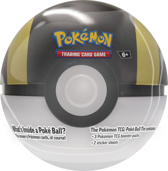 Trading Card Games Pokemon - 2024 - Winter Pokeball Collector Tin - Ultra Pokeball - Cardboard Memories Inc.