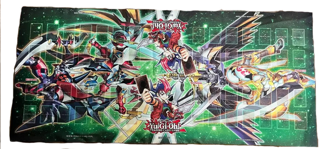 Trading Card Games Konami - Yu-Gi-Oh! - 4 Player Double Rubber Playmat 6ft - Zexal - Cardboard Memories Inc.