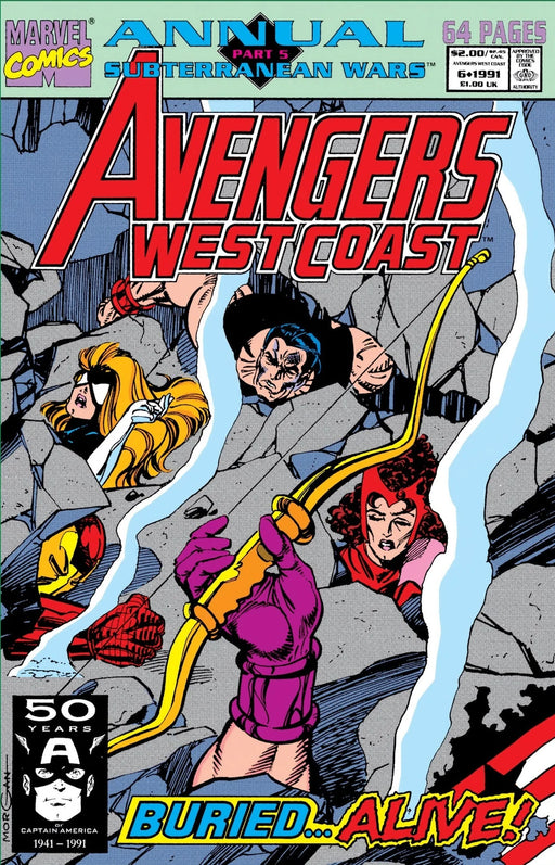 Comic Books Marvel Comics - West Coast Avengers (1986 Series) Annual 006 (Cond. FN-) 21879 - Cardboard Memories Inc.