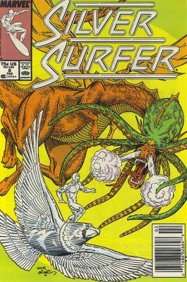 Comic Books Marvel Comics - Silver Surfer (1987 2nd Series) 008 (Cond. FN+) 21816 - Cardboard Memories Inc.