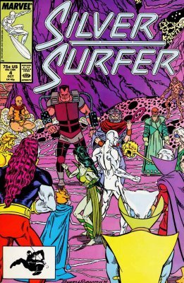 Comic Books Marvel Comics - Silver Surfer (1987 2nd Series) 004 (Cond. VG) 21820 - Cardboard Memories Inc.