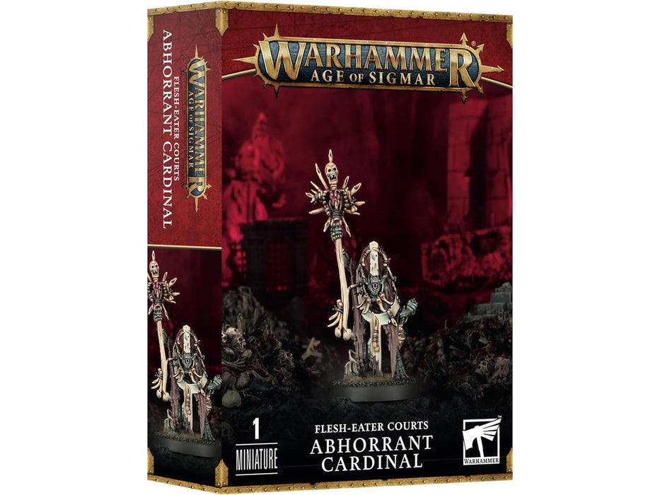 Collectible Miniature Games Games Workshop - Warhammer Age of Sigmar - Flesh-Eater Courts - Abhorrant Cardinal - 91-72 - Cardboard Memories Inc.