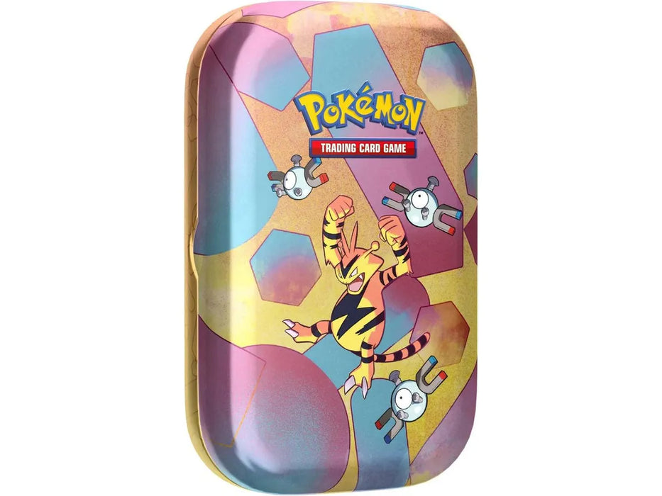 Trading Card Games Pokemon - Scarlet and Violet  - 151 - Mini Tin - Electabuzz - Cardboard Memories Inc.