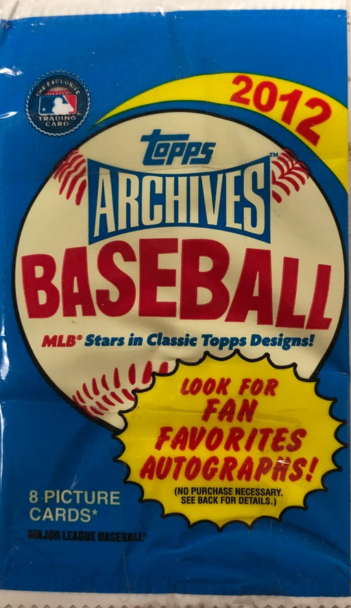 Sports Cards Topps - 2012 - Baseball - Archives - Hobby Pack - Cardboard Memories Inc.