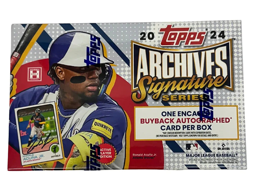 Topps 2024 Baseball Archives Signature Series Hobby Box — Cardboard