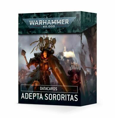 Collectible Miniature Games Games Workshop - Warhammer 40K - (9th Edition) Data cards - Adepta Sororitas - 52-02 - OUT OF PRINT - Cardboard Memories Inc.