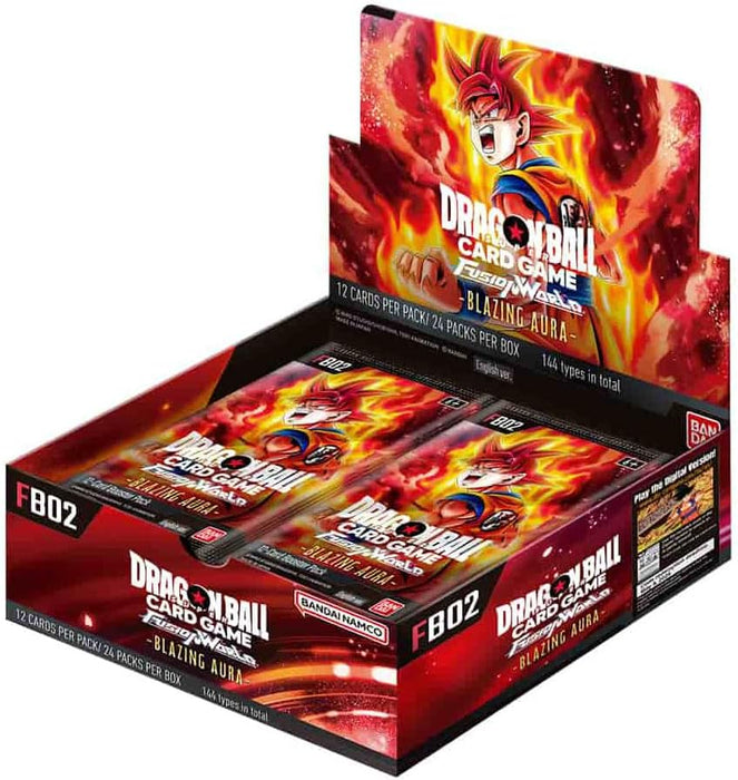 Trading Card Games Bandai - Dragon Ball Super - Fusion World 2 - Blazing Aura - Booster Box - Cardboard Memories Inc.