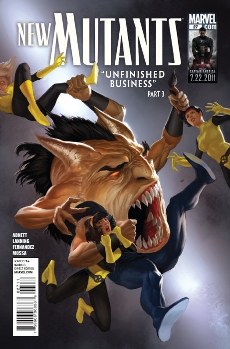 Comic Books Marvel Comics - New Mutants 027 (3rd Series 2009) 027 (Cond. FN) 21834 - Cardboard Memories Inc.