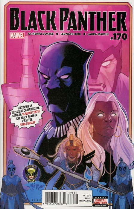 Comic Books Marvel Comics - Black Panther (2017 6th Series) 170 (Cond. FN) - 1508 - Cardboard Memories Inc.