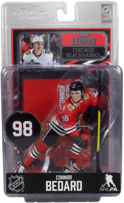 Action Figures and Toys McFarlane Toys - NHL - SportsPicks - Chicago Blackhawks - Connor Bedard - New Pose - Cardboard Memories Inc.