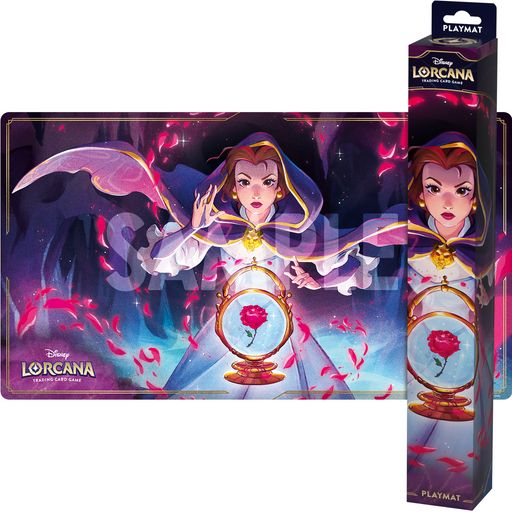 Trading Card Games Disney - Lorcana - Shimmering Skies - Neoprene Play Mat - Belle - Cardboard Memories Inc.