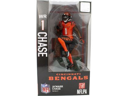 NFL Figures Imports Dragon NFL Jamarr Chase (Cincinnati Bengals) 6 Figure Series 2