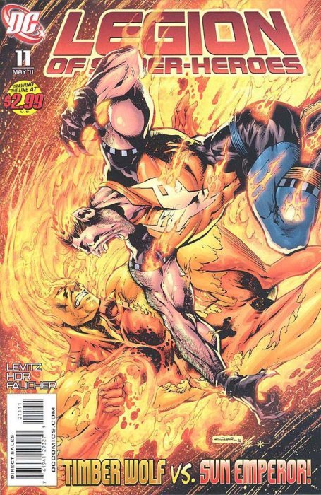 Comic Books DC Comics - Legion of Super-Heroes (2010 6th Series) 011 (Cond. FN+) 22100 - Cardboard Memories Inc.