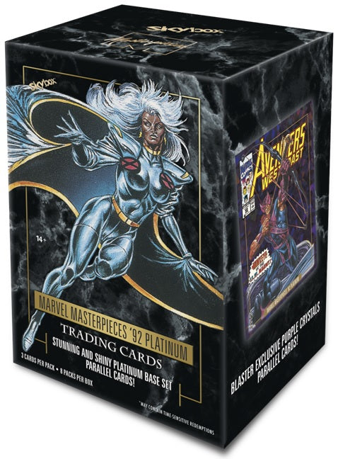 Non Sports Cards Upper Deck - Marvel Masterpieces '92 Platinum - Blaster Box - Cardboard Memories Inc.