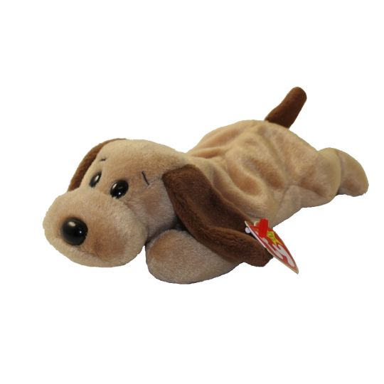 Plush TY Beanie Babies - Bones the Dog - Cardboard Memories Inc.