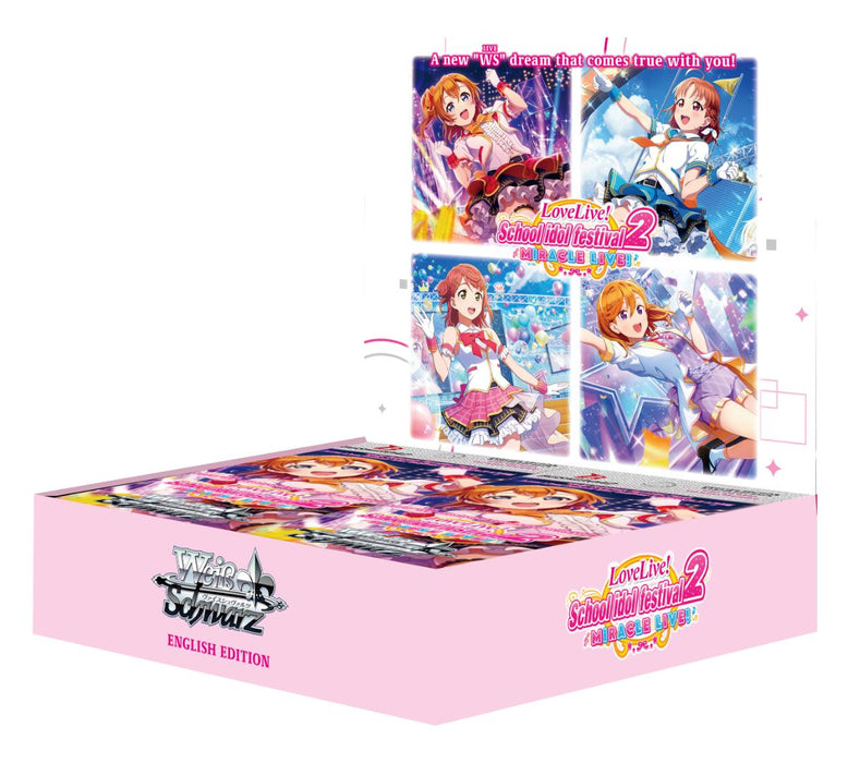 Trading Card Games Bushiroad - Weiss Schwarz - Love Live! - School Idol Festival - Miracle Live - Booster Box - Cardboard Memories Inc.