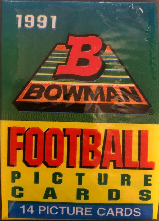 Sports Cards Topps - 1991 - Bowman Football - Hobby Pack - Cardboard Memories Inc.