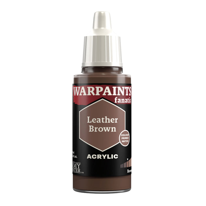 Paints and Paint Accessories Army Painter - Warpaints Fanatic - Leather Brown - WP3075 - Cardboard Memories Inc.