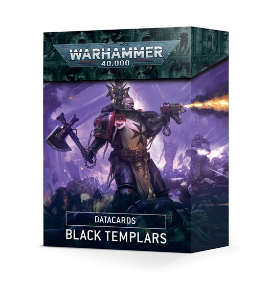 Collectible Miniature Games Games Workshop - Warhammer 40K - (9th Edition) Data cards - Black Templars - 55-52 - OUT OF PRINT - Cardboard Memories Inc.