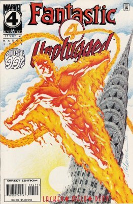 Comic Books Marvel Comics - Fantastic Four Unplugged 004 (Cond. VF-) 21644 - Cardboard Memories Inc.