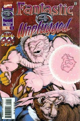 Comic Books Marvel Comics - Fantastic Four Unplugged 005 (Cond. VF-) 21645 - Cardboard Memories Inc.