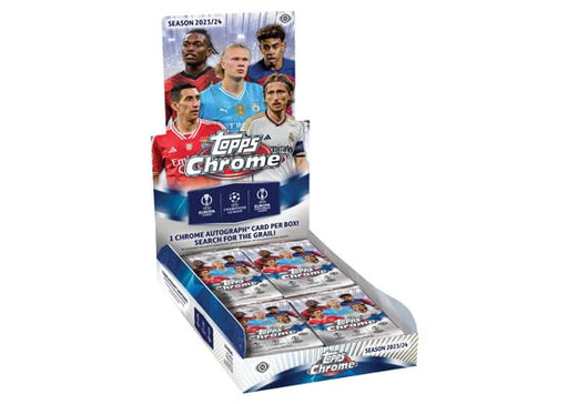 Sports Cards Topps - 2023-24 - UEFA Soccer - Chrome - Club Competitions - Hobby Box - Cardboard Memories Inc.