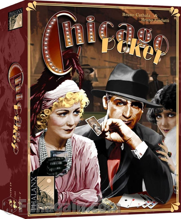 Board Games Phalanx Games - Chicago Poker (2007) - Cardboard Memories Inc.