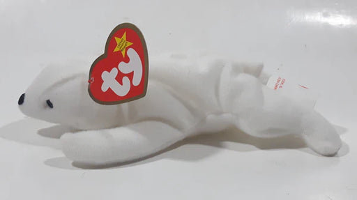 Plush TY Teenie Beanie Babies - Chilly the Polar Bear - Cardboard Memories Inc.