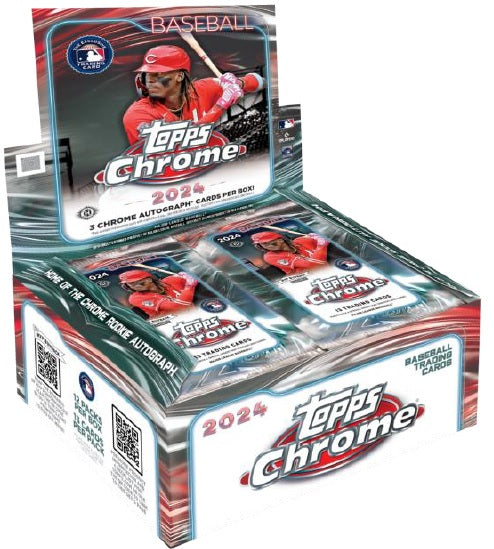 Sports Cards Topps - 2024 - Baseball - Chrome - Jumbo Box - Cardboard Memories Inc.