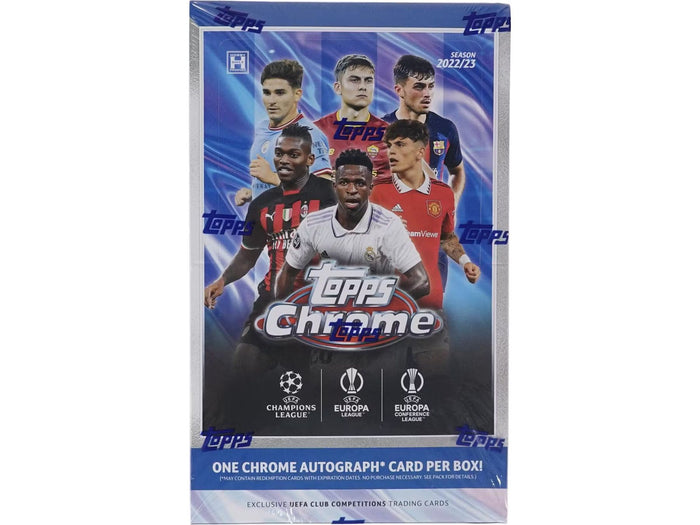 Topps - 2022-23 Chrome UEFA Champions League Hobby Box — Cardboard